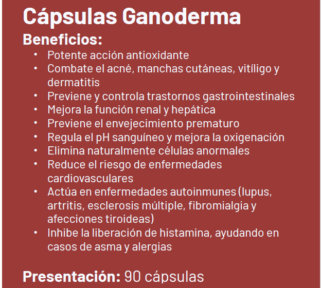 Cápsulas Ganoderma Pioir