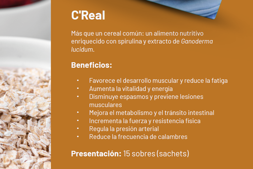 Cereal PIOIR C’real Spirulina