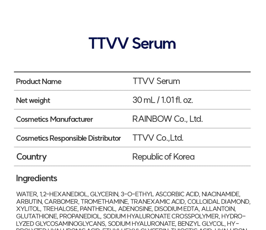 TTVV - Sérum Serum - 30 ml