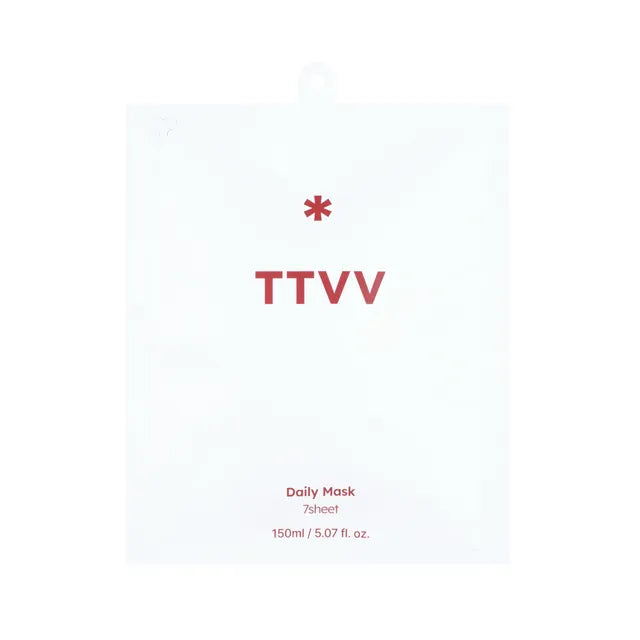 TTVV- Set de mascarillas diarias (7 unid.) 150 ml