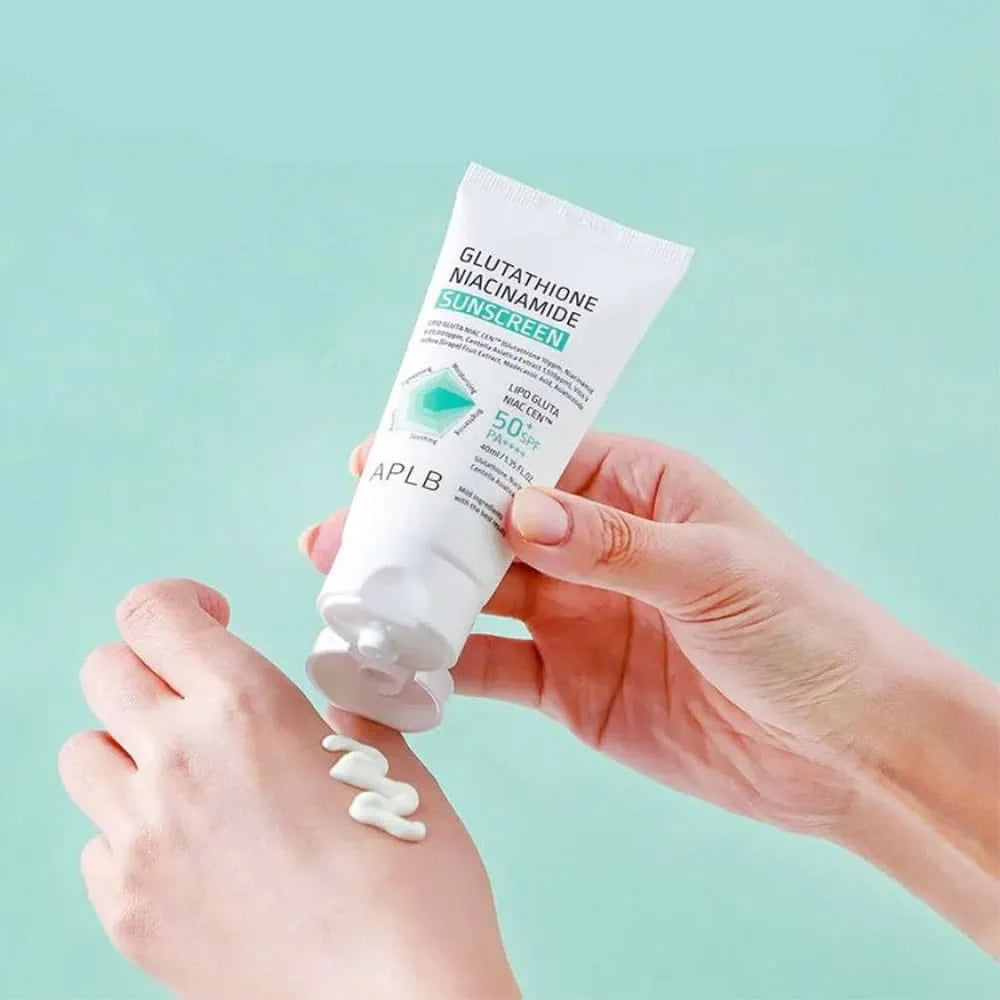 Protector solar APLB Glutathione Niacinamide Sunscreen SPF 50+ PA++++