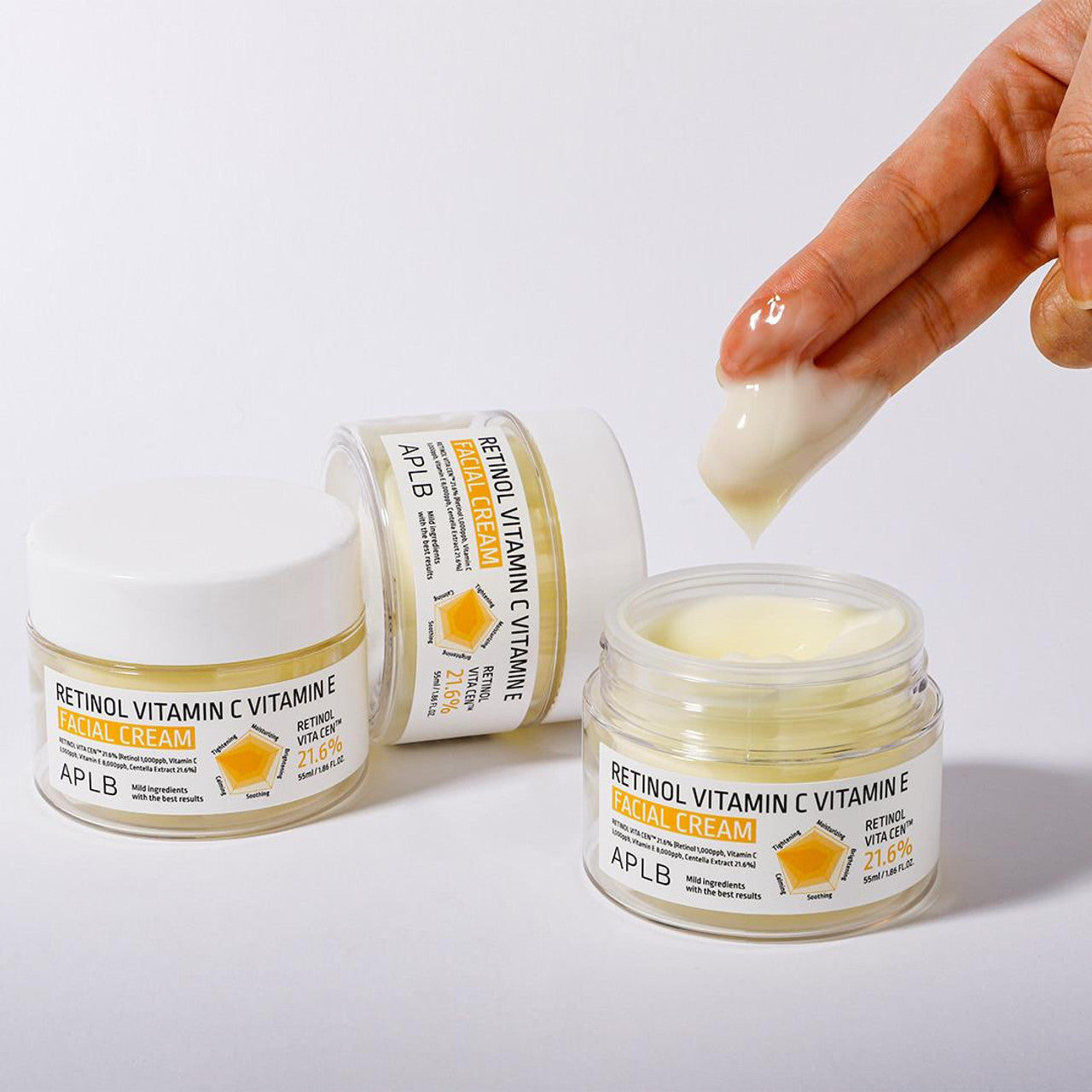 Crema facial con Retinol Vitamin C Vitamin E APLB - 55ml
