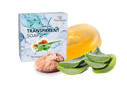 Jabón Kibnabalu Transparet Soap con Ganoderma - Pioir
