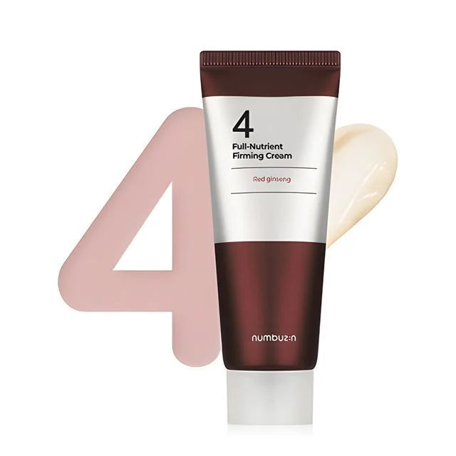 No.4 Crema reafirmante con todos los nutrientes, Ginseng rojo - 60 ml -numbuzin