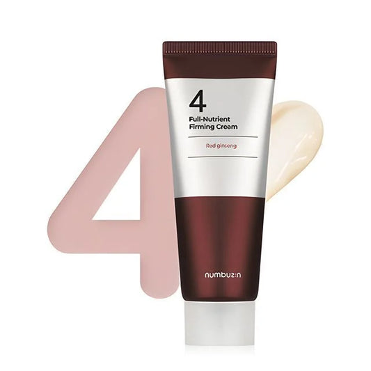 No.4 Crema reafirmante con todos los nutrientes, Ginseng rojo - 60 ml -numbuzin