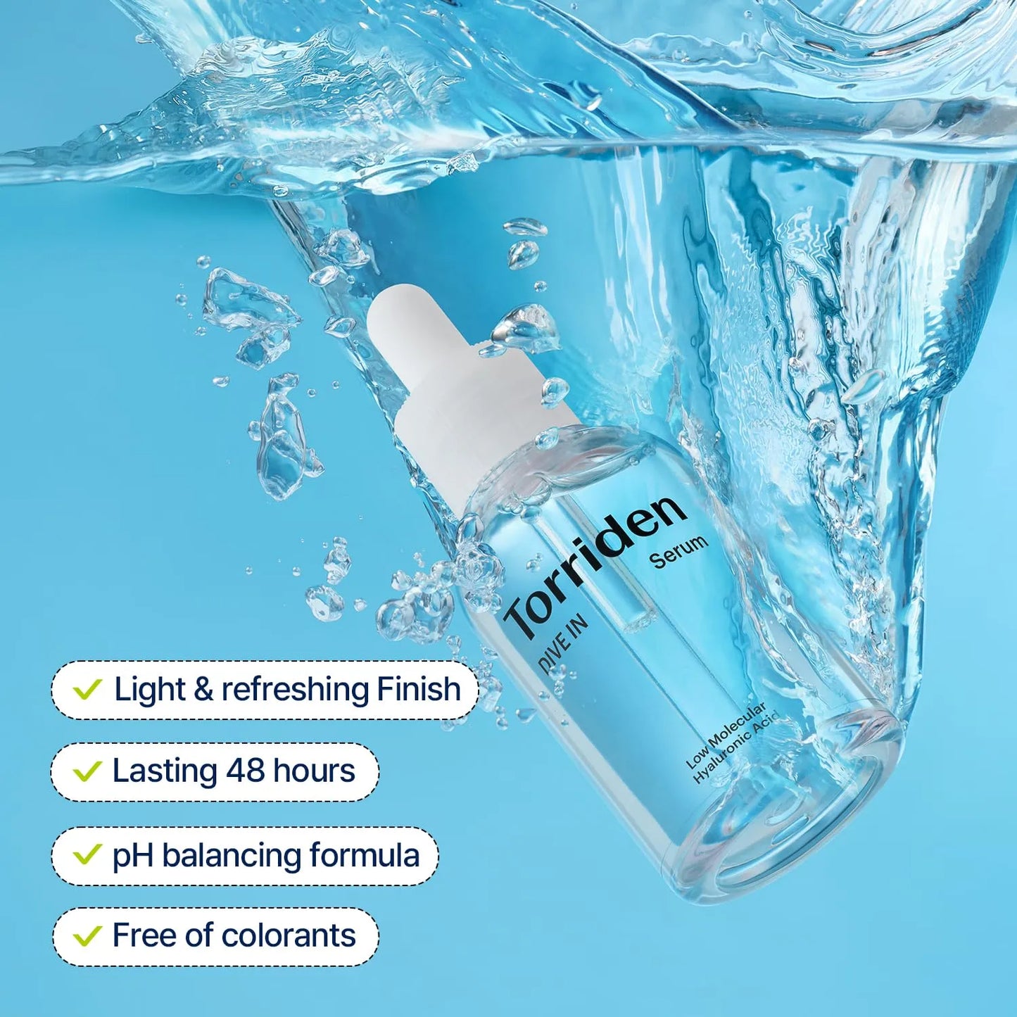 Torriden DIVE-IN Low Molecular Hyaluronic Acid Serum | Ácido Hialurónico de bajo peso molecular
