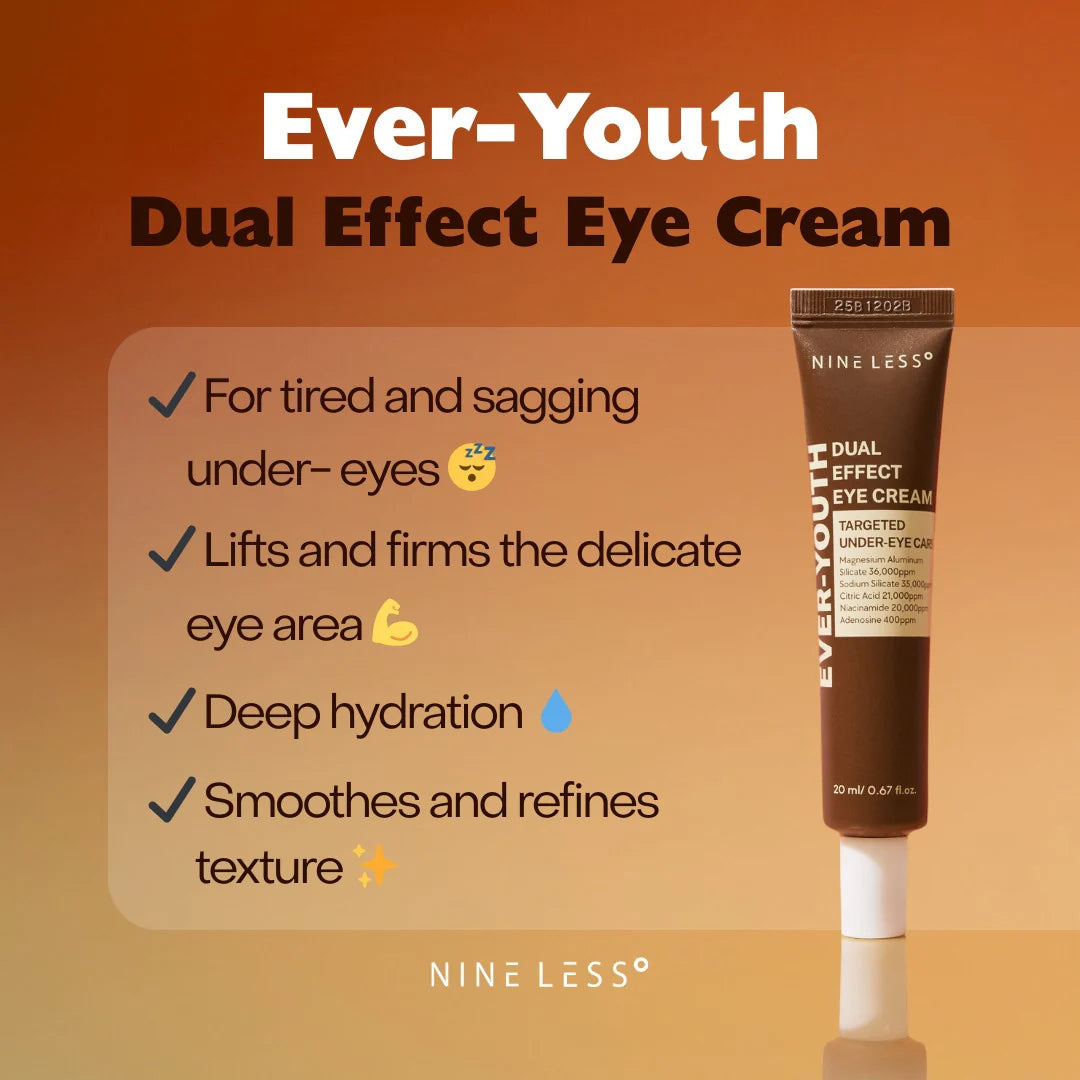 Ever-Youth Dual Effect Contorno de ojos - Nineless- 20ml