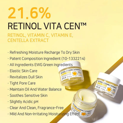 Crema facial con Retinol Vitamin C Vitamin E APLB - 55ml