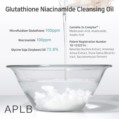 Aceite limpiador de glutatión y niacinamida APLB - 105 ml