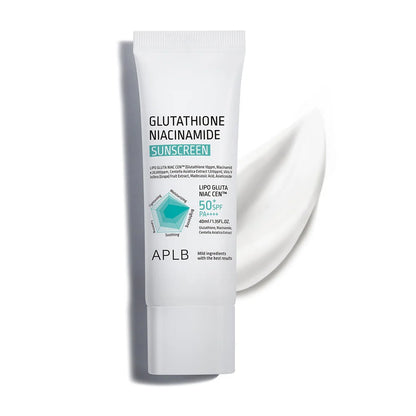 Protector solar APLB Glutathione Niacinamide Sunscreen SPF 50+ PA++++