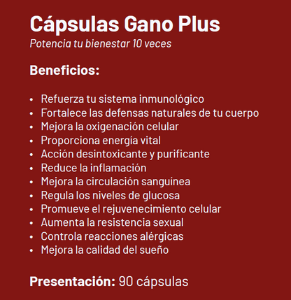 Cápsulas Gano Plus Pioir