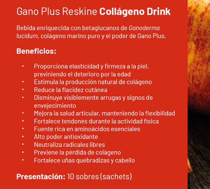 Gano Plus Reskine Collágeno Drink