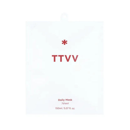 TTVV- Set de mascarillas diarias (7 unid.) 150 ml