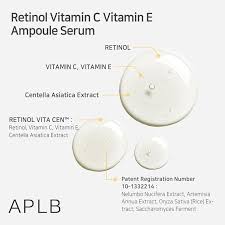 Suero de Retinol Vitamin C Vitamin E Ampoule  APLB- 40ml
