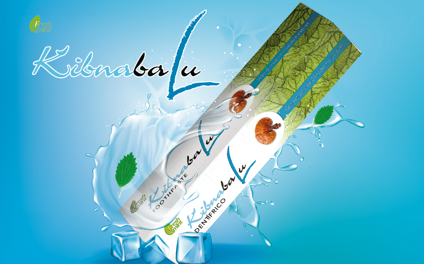 Pasta Dental Fresh Mint Kibnabalu con Ganoderma - Pioir